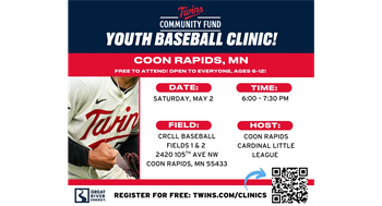 MN Twins Community Fund - Kids Clinic